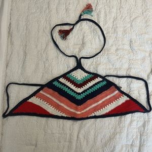 Aerie crop top halter top